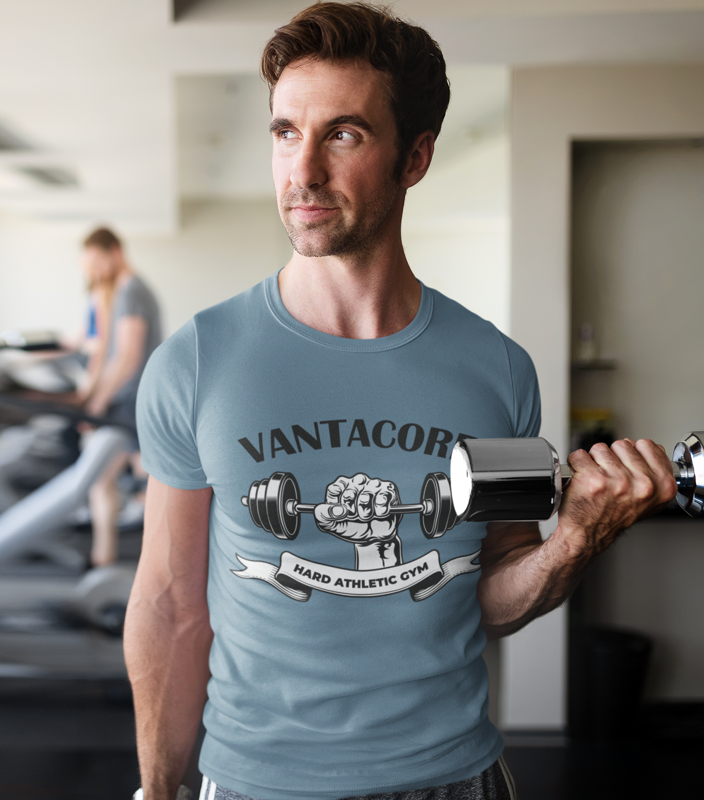 Vantacore Hard Athletic Gym Unisex Graphic T-Shirt | Fitness Workout Tee