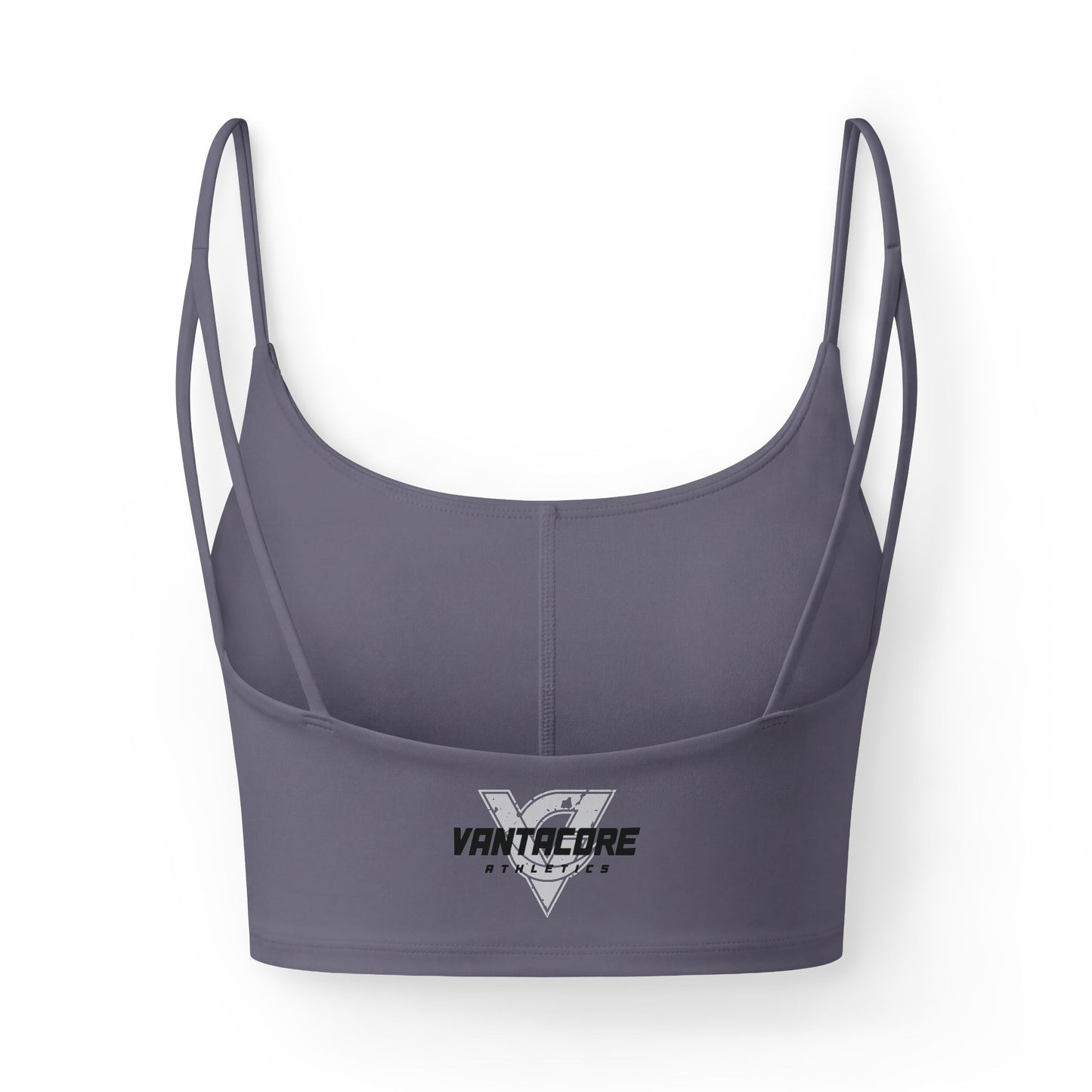 Luxe Sports Bra — Vantacore Logo Cropped Strappy Activewear