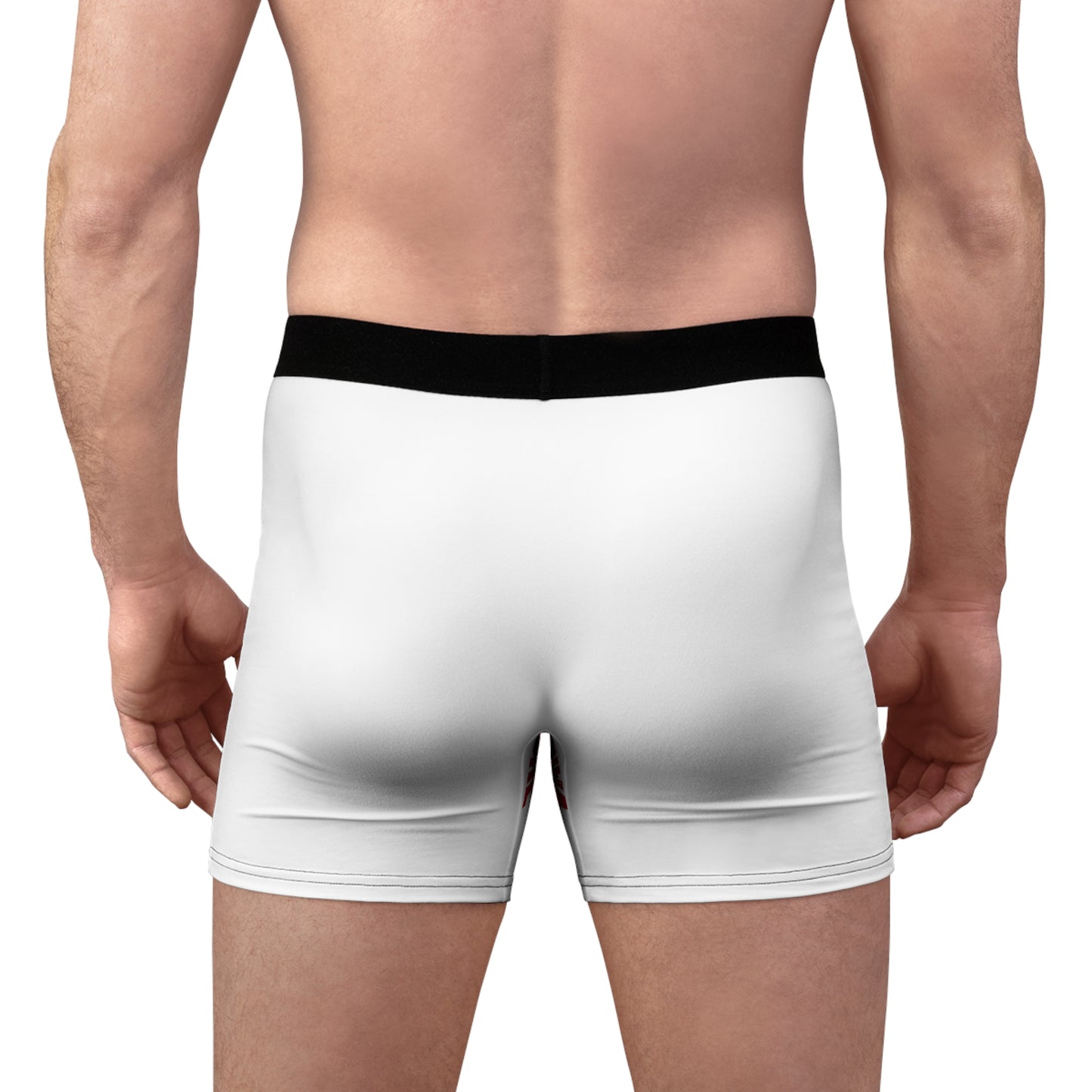 Vantacore Athletics Men's Graphic Boxer Briefs — White Performance Underwear