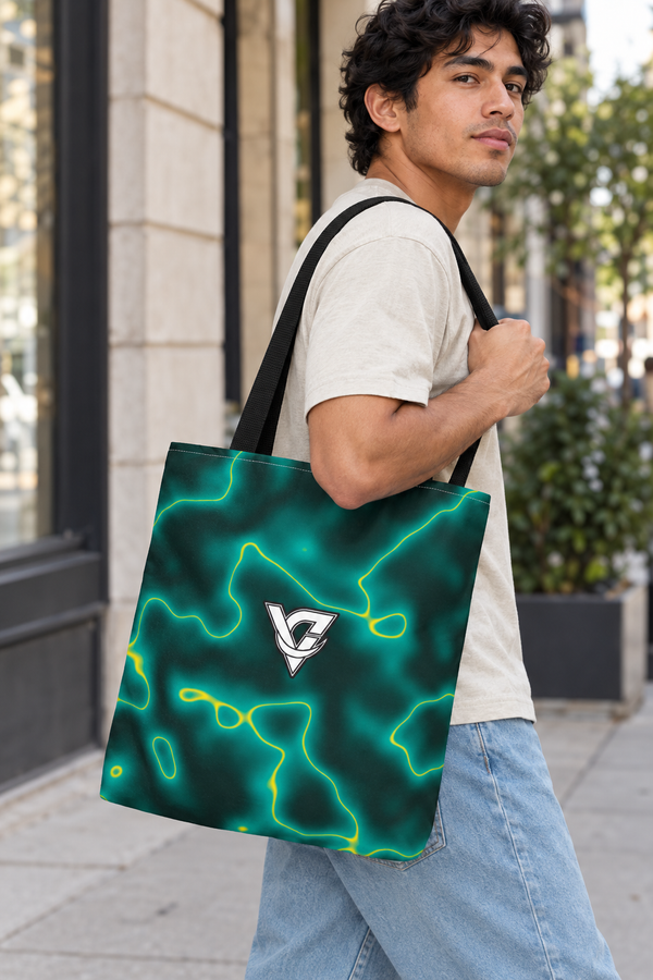 Tropic Marble Tote Bag — All-Over Print Gym & Everyday Tote