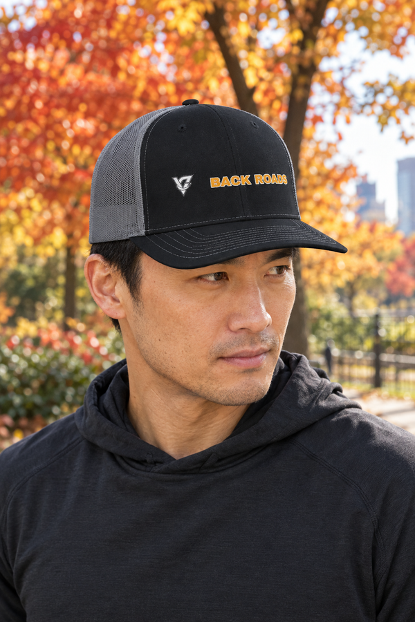 Back Roads Trucker Cap — Vantacore Snapback Hat
