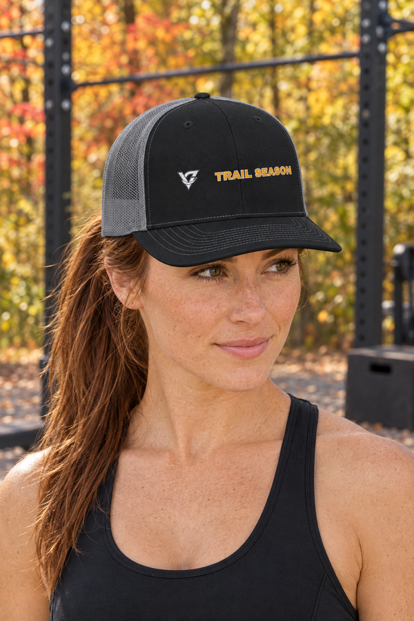 Trail Season Trucker Cap — Vantacore Snapback Hat