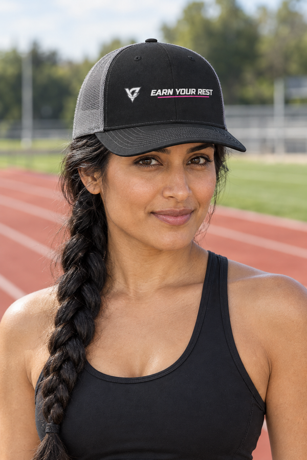 Earn Your Rest Trucker Cap — Vantacore Snapback Hat