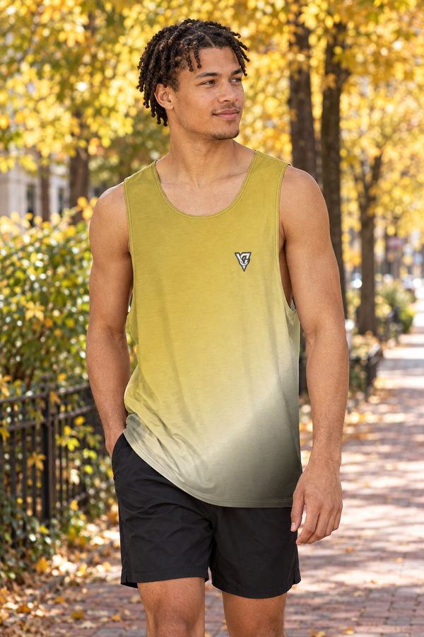 Hayride Ombre Men's Athletic Tank