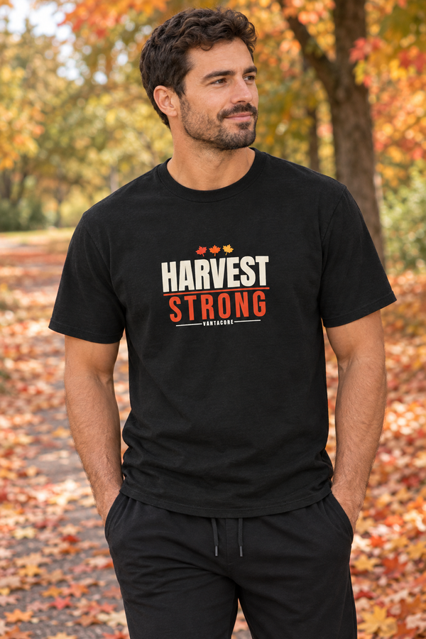 Harvest Strong Men's Graphic Gym T-Shirt
