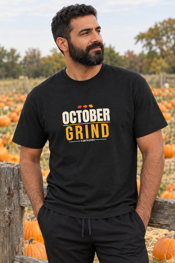 October Grind Men's Graphic Gym T-Shirt