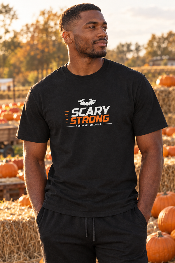 Scary Strong | Men's Halloween Graphic Gym T-Shirt