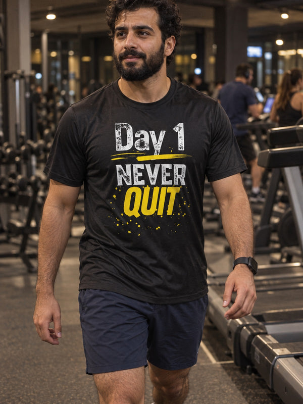 Day 1 | Moisture Wicking Tee – Olive Green