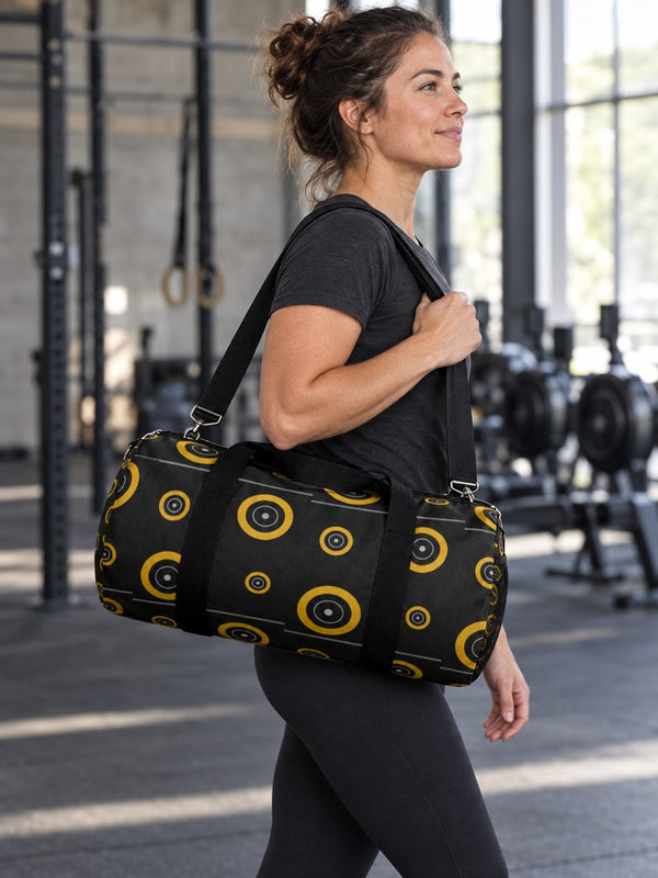 Training & Gym Gold Rush Iron Plate Duffel Bag