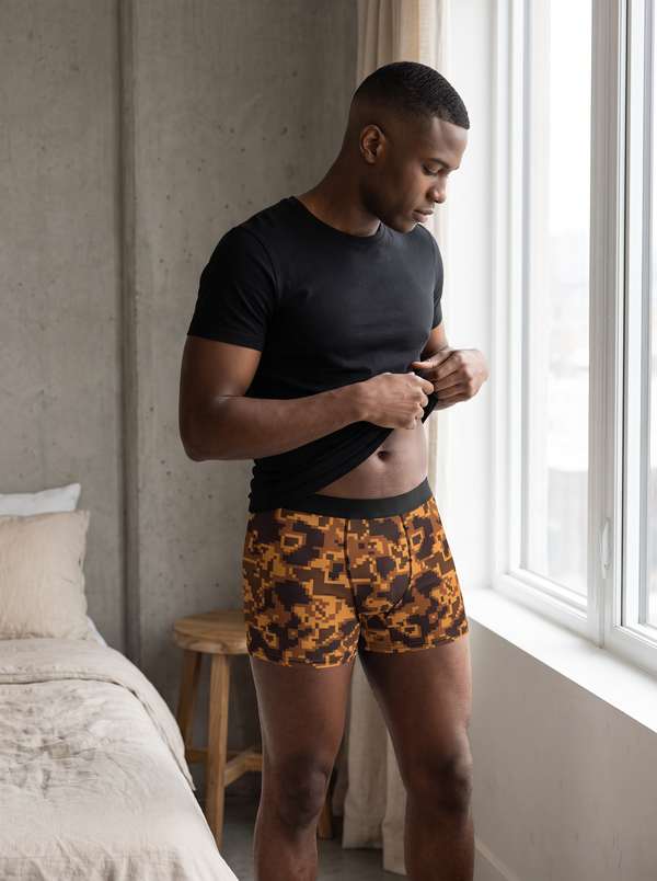 Cider Digital Camo Men's Boxer Briefs — Performance Underwear