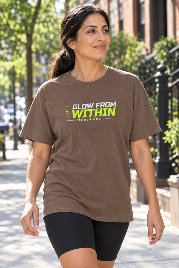 Glow From Within Women's Garment-Dyed Graphic Tee