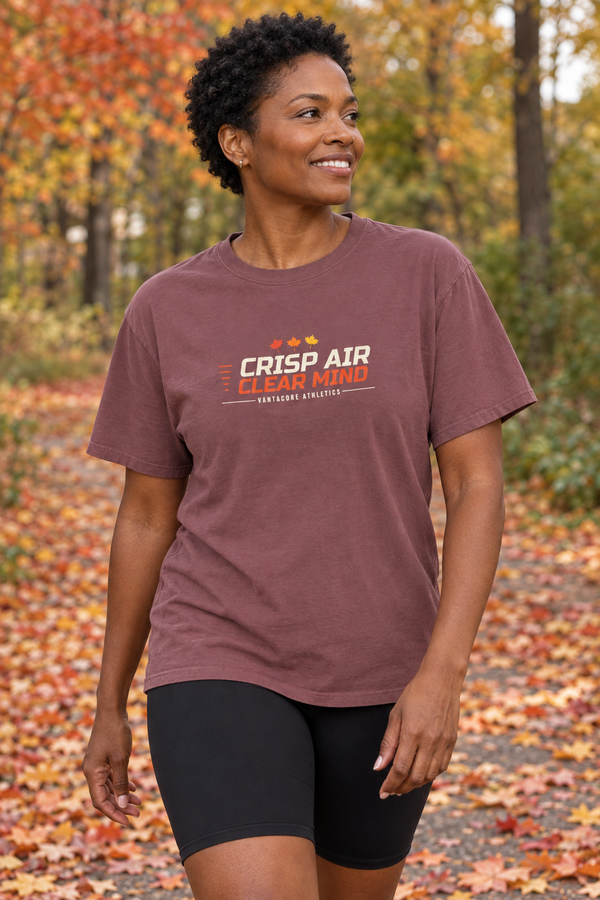 Crisp Air Clear Mind Women's Garment-Dyed Graphic Tee
