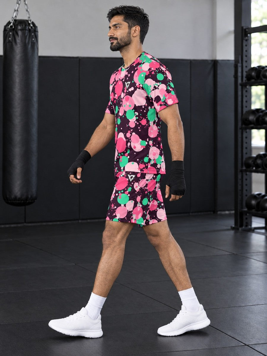 Combat Sports Flamingo Fizz Splash Zone Men's Sports Jersey - side view