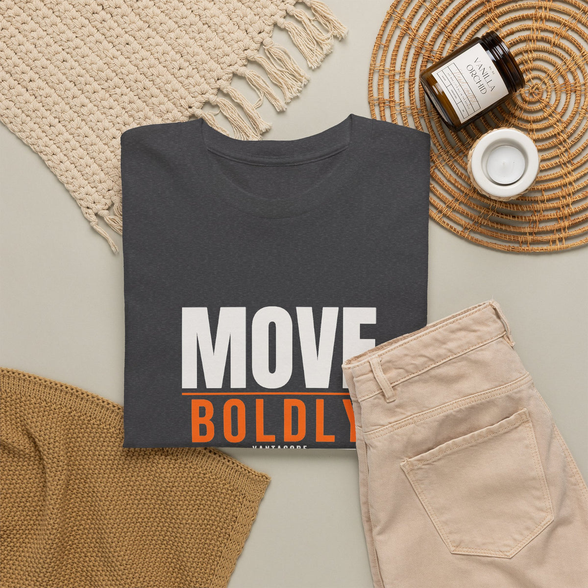 Move Boldly | Men's Graphic Gym T-Shirt