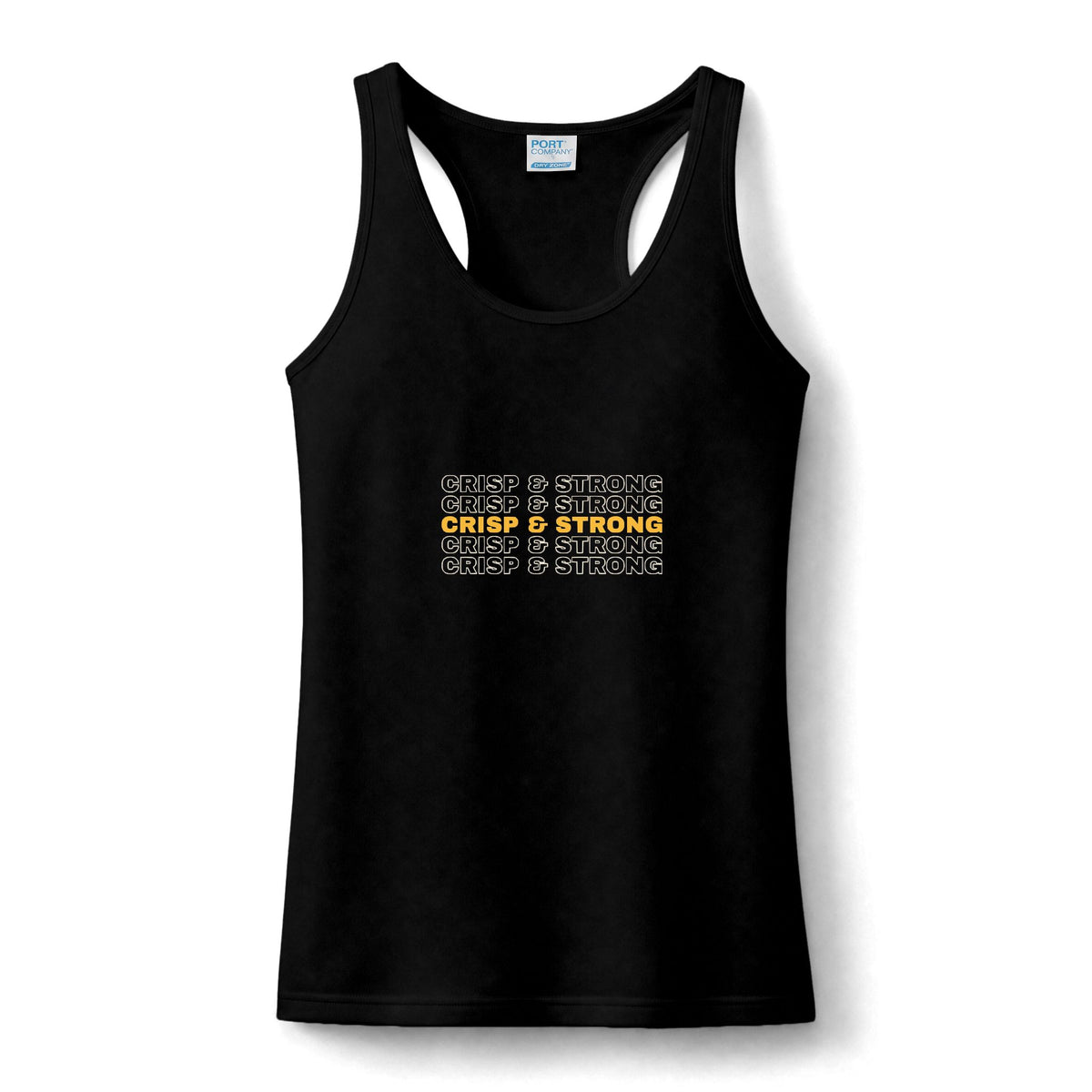 Crisp & Strong | Women's Performance Racerback Tank