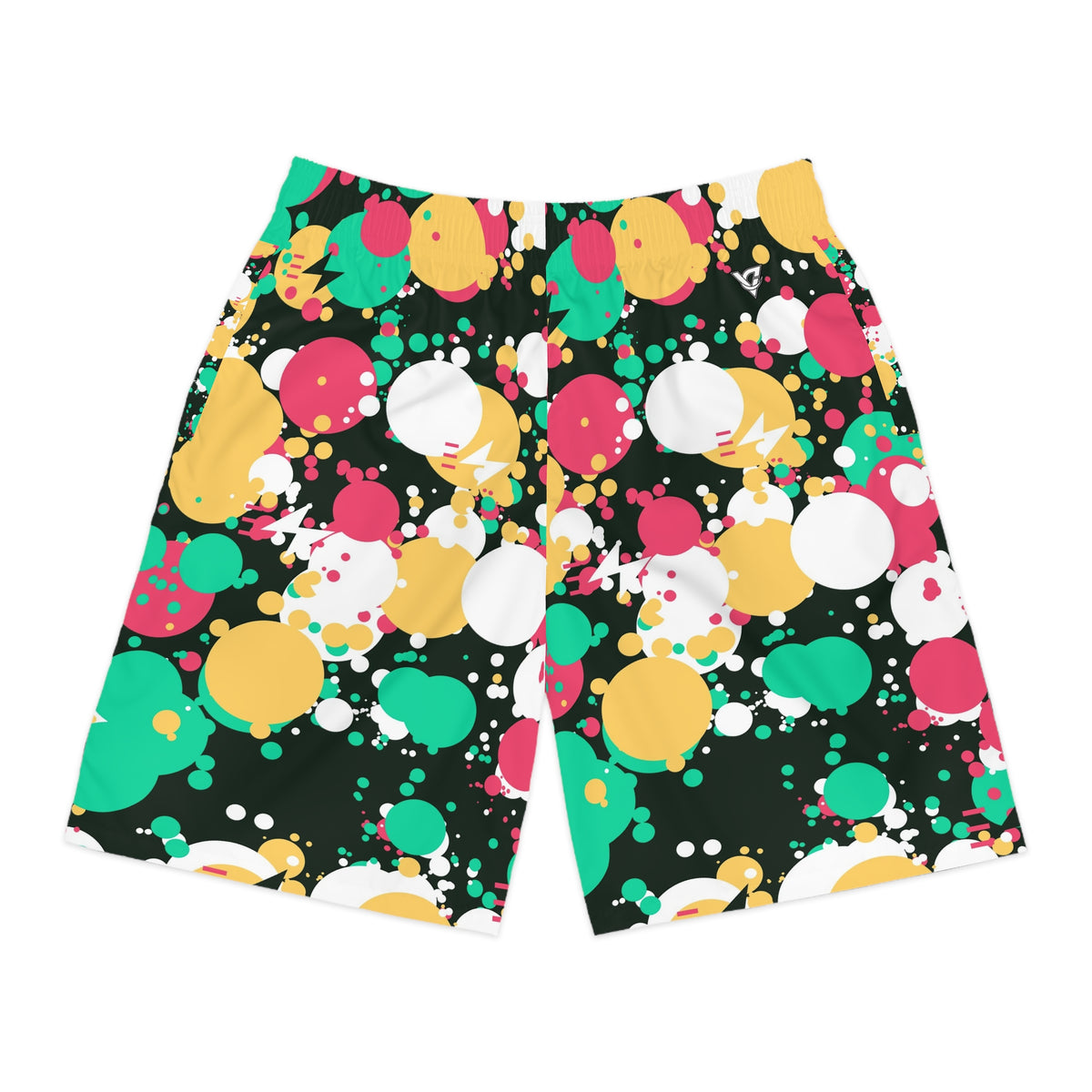 Running Watermelon Splash Zone Men's Athletic Shorts with Pockets