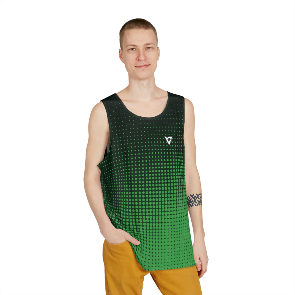 Jungle Halftone Men's Athletic Tank