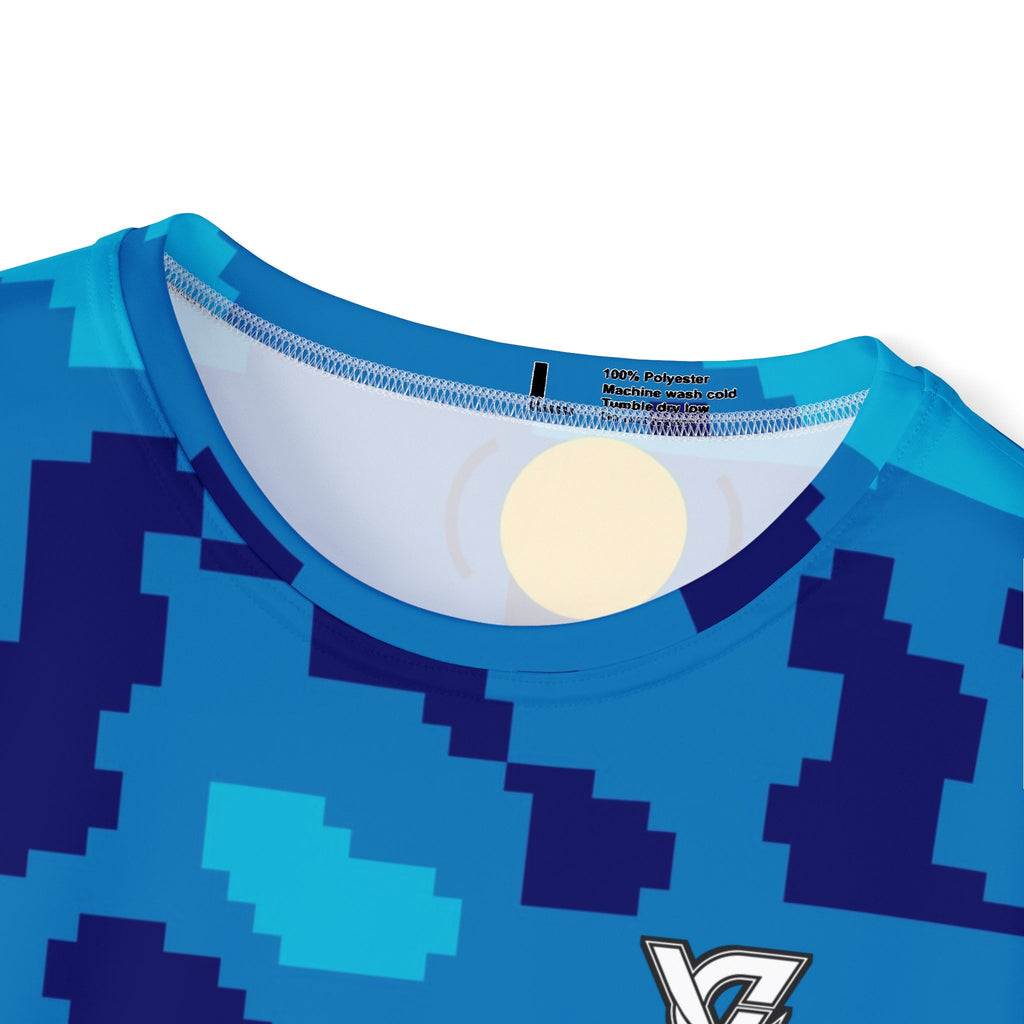 Tennis Cobalt Spark Pixel Camo Men's Sports Jersey