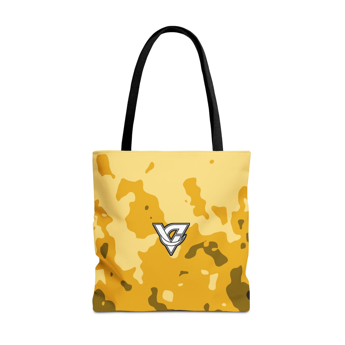 Mustard Magma Tote Bag — All-Over Print Gym & Everyday Tote