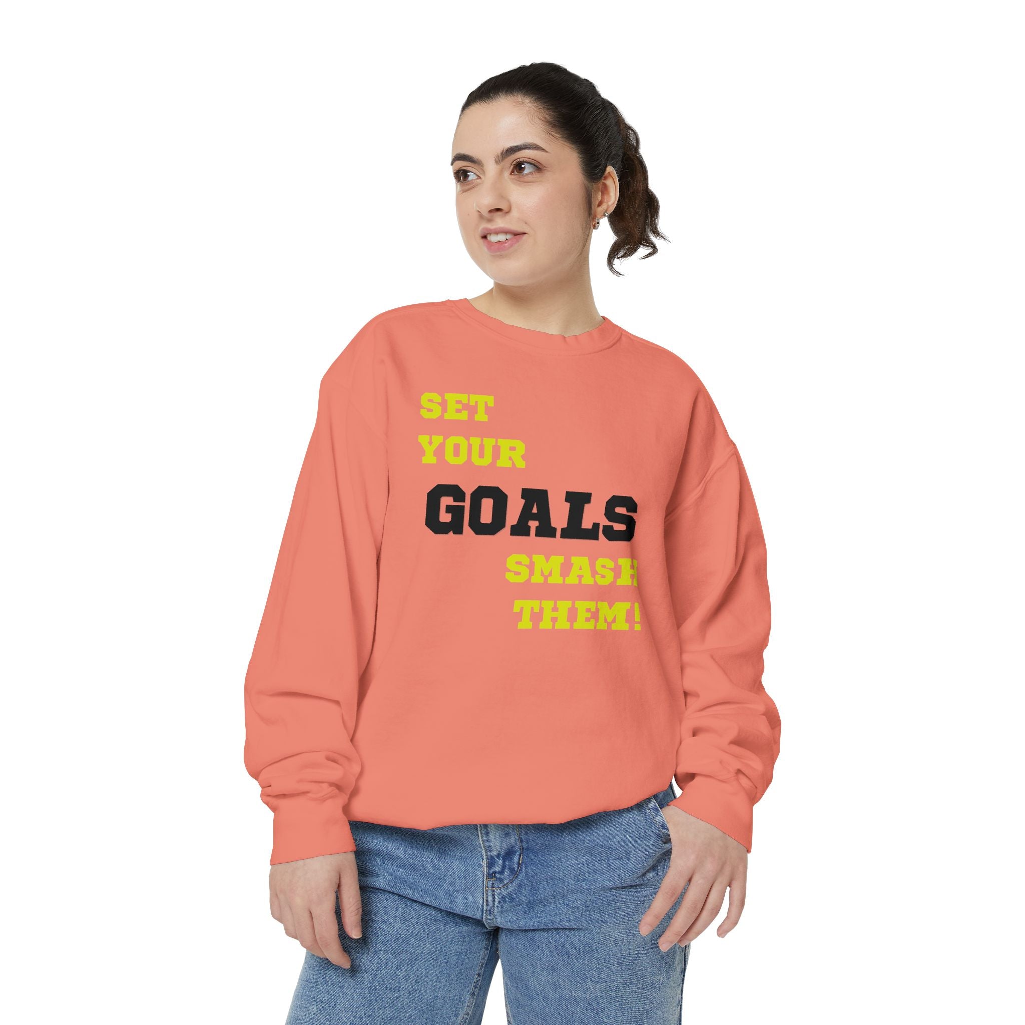 Set Goals | Motivational Crewneck Sweatshirt