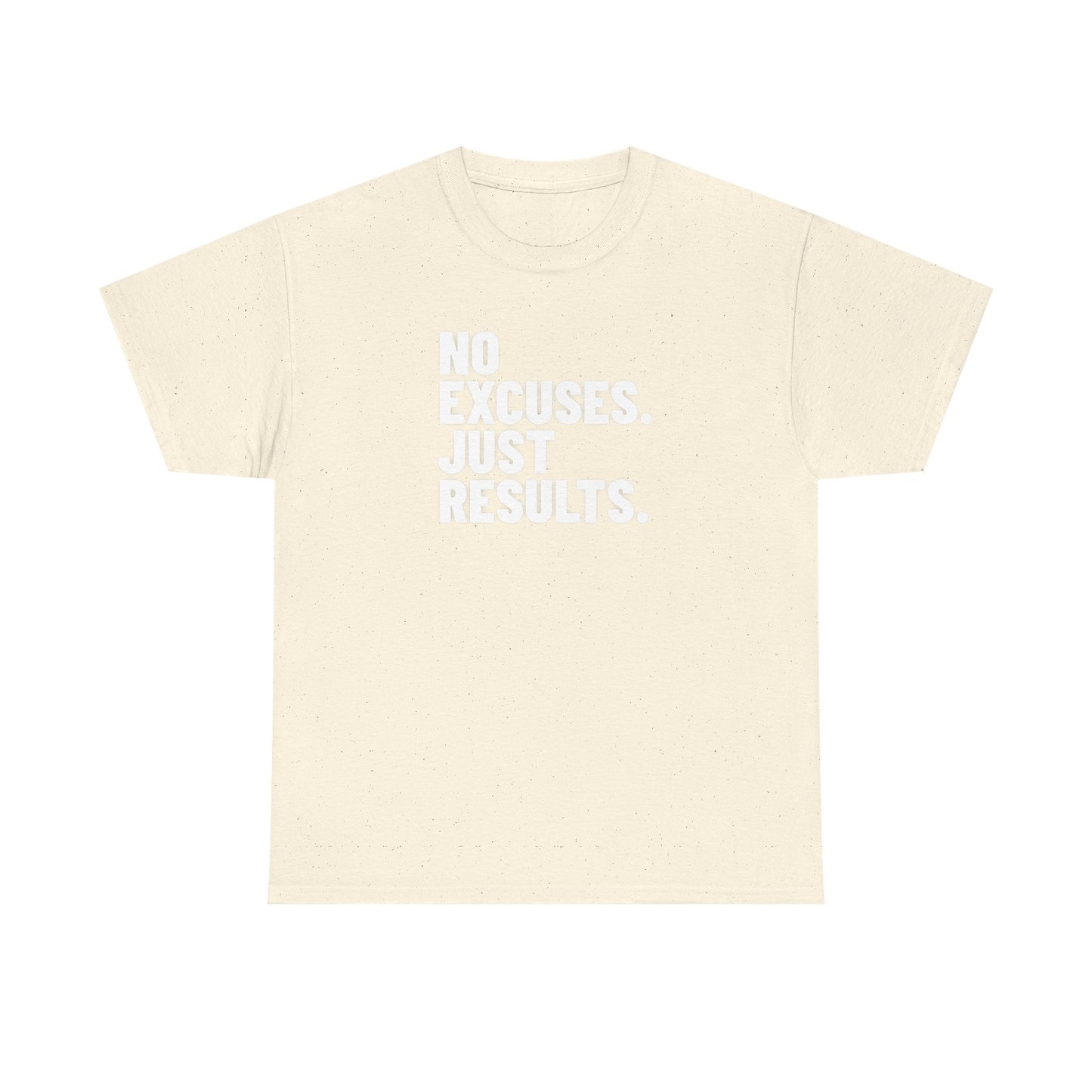 No Excuses Just Results | Motivational Fitness T-Shirt