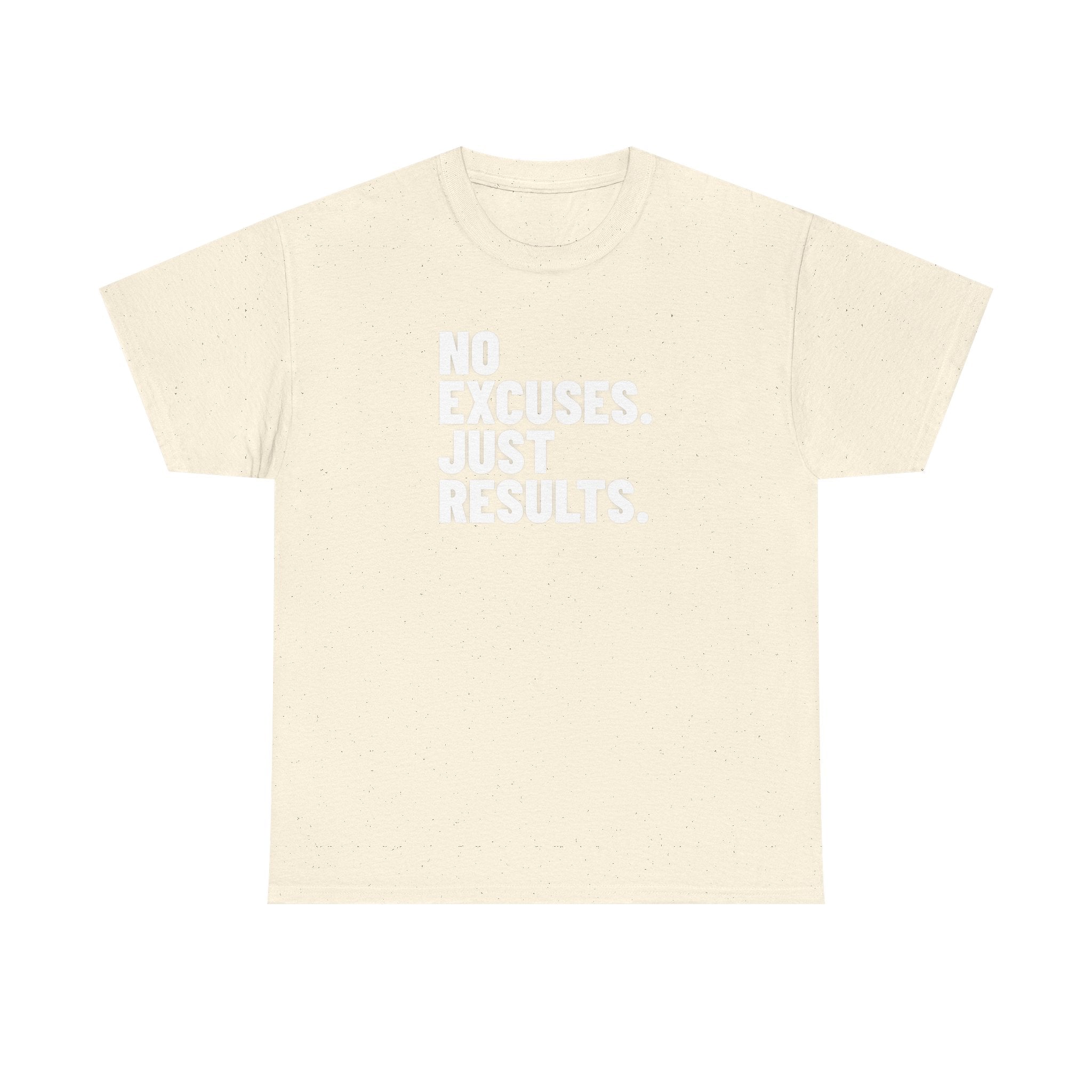 No Excuses Just Results | Motivational Fitness T-Shirt