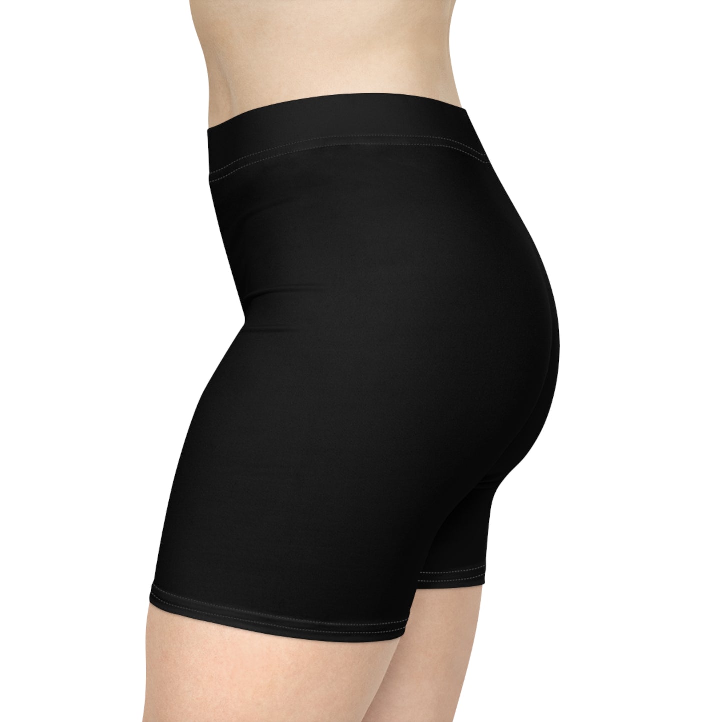 Women's Biker Shorts | Black Compression Activewear