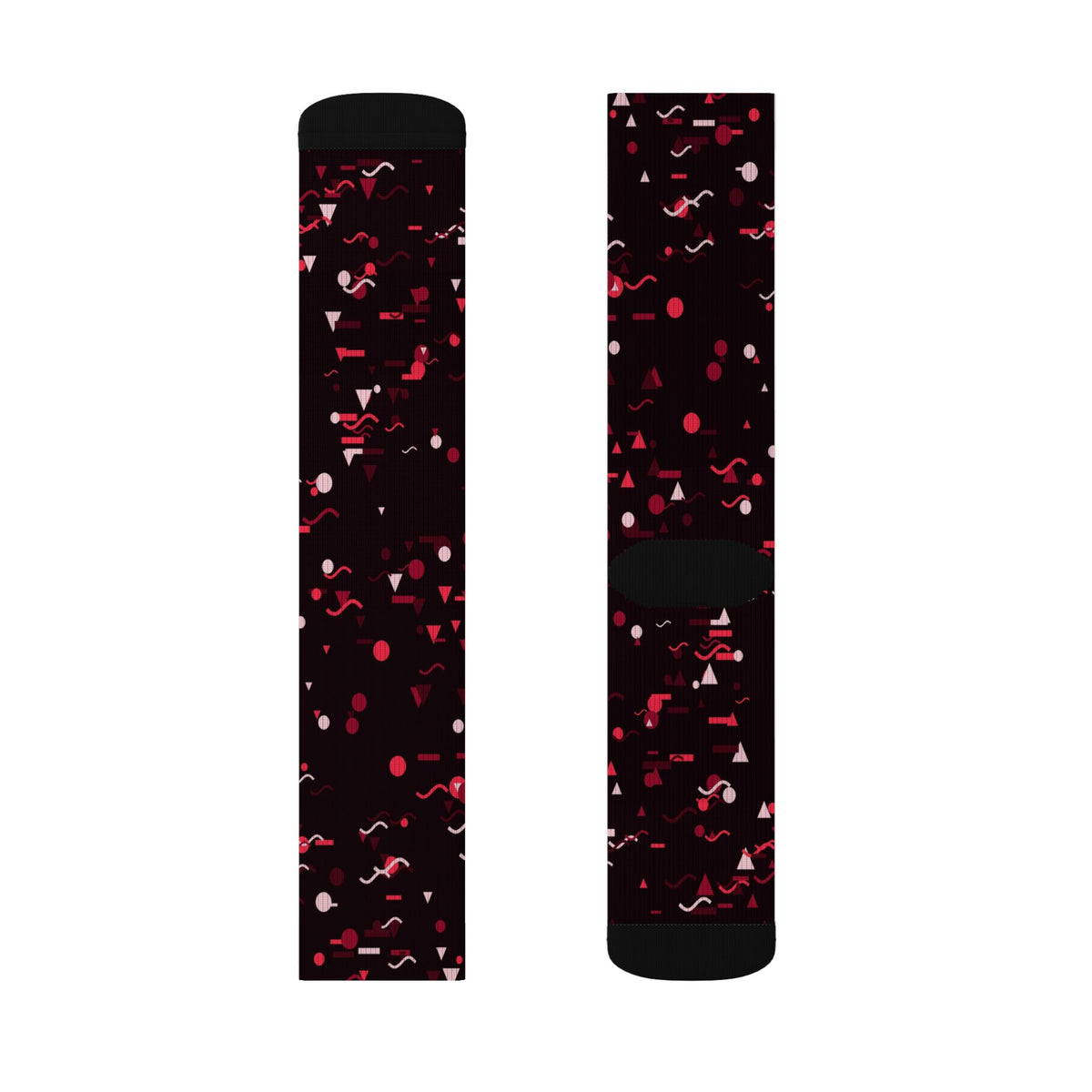 Cherry Confetti Athletic Crew Socks