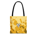 Mustard Magma Tote Bag — All-Over Print Gym & Everyday Tote