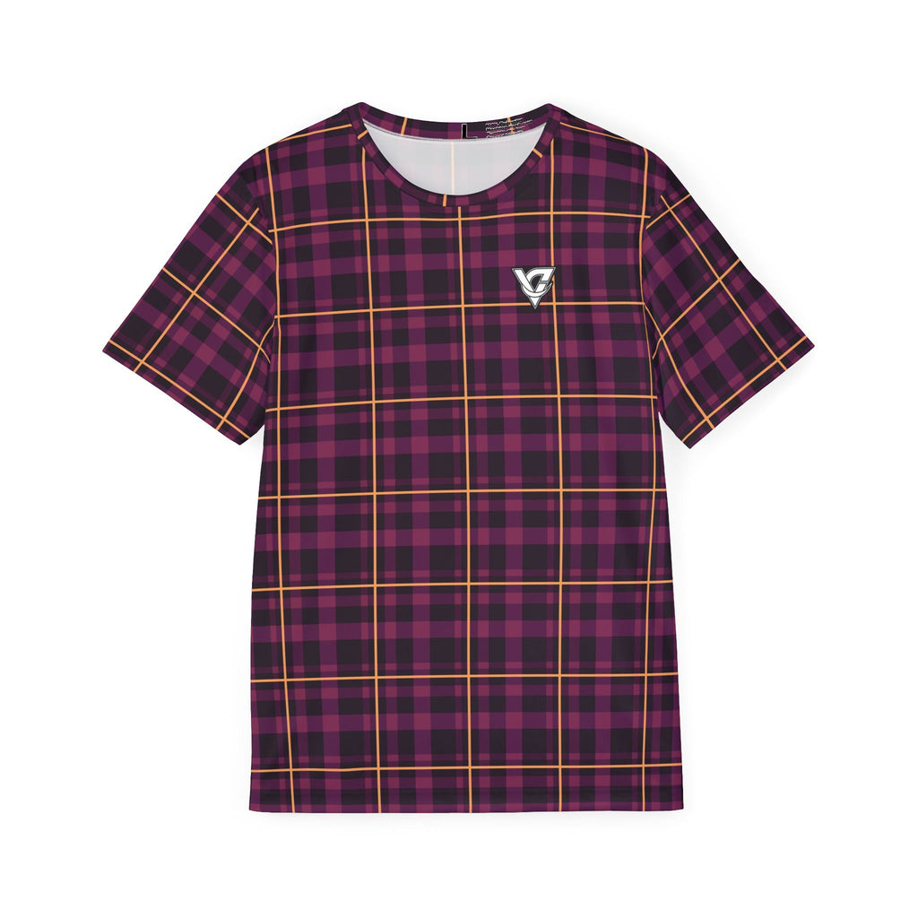 Plum Spice Flannel Multipurpose Athletic Shirt