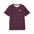 Plum Spice Flannel Multipurpose Athletic Shirt