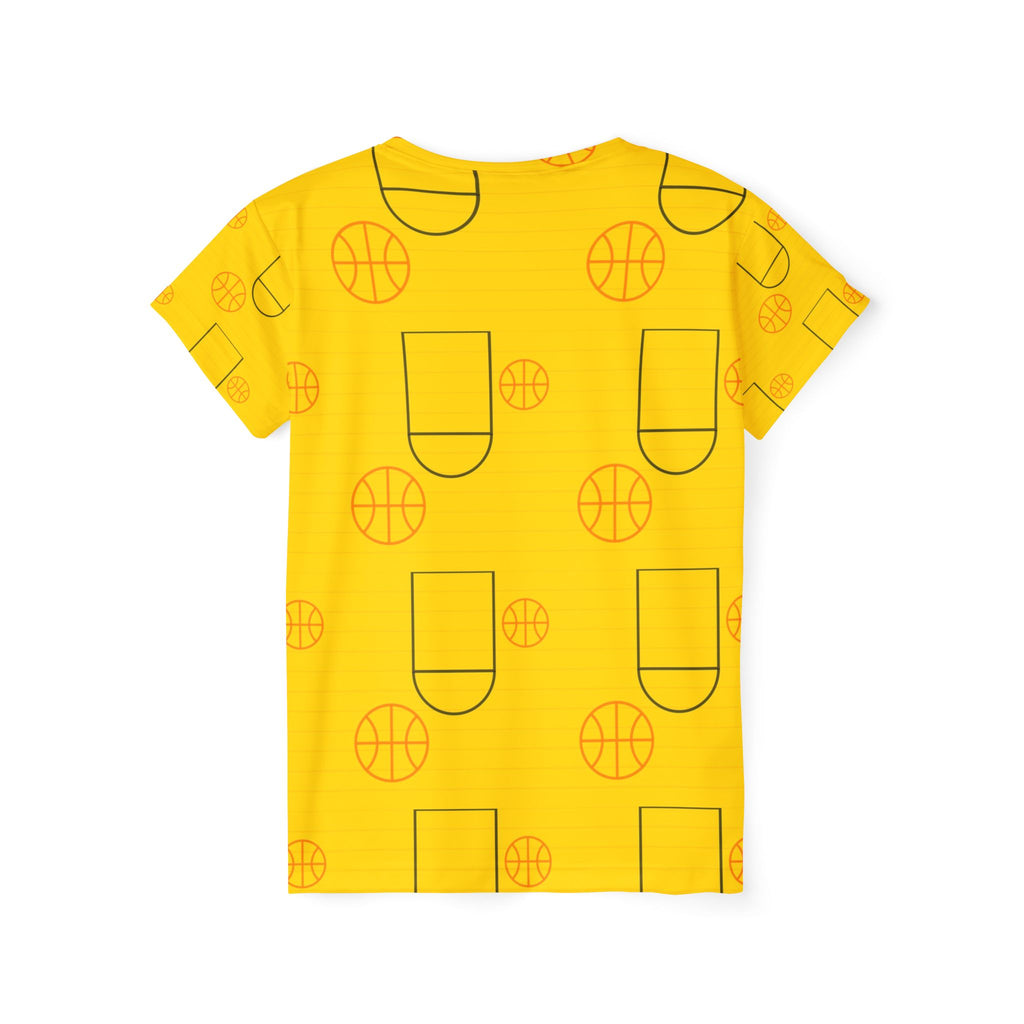 Basketball Neon Citrus Court Seam Women's Sports Jersey