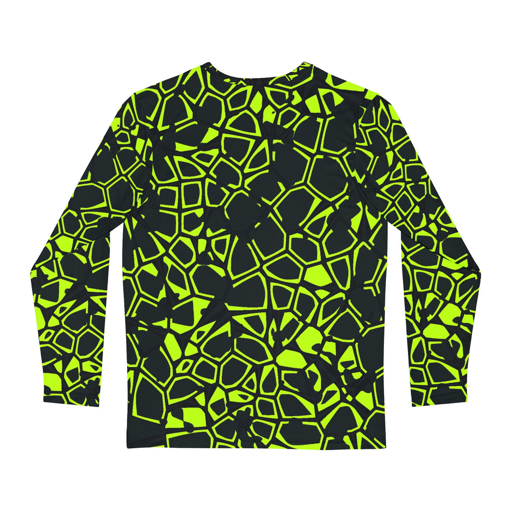 Volt Leopard Men's Long Sleeve Athletic Shirt