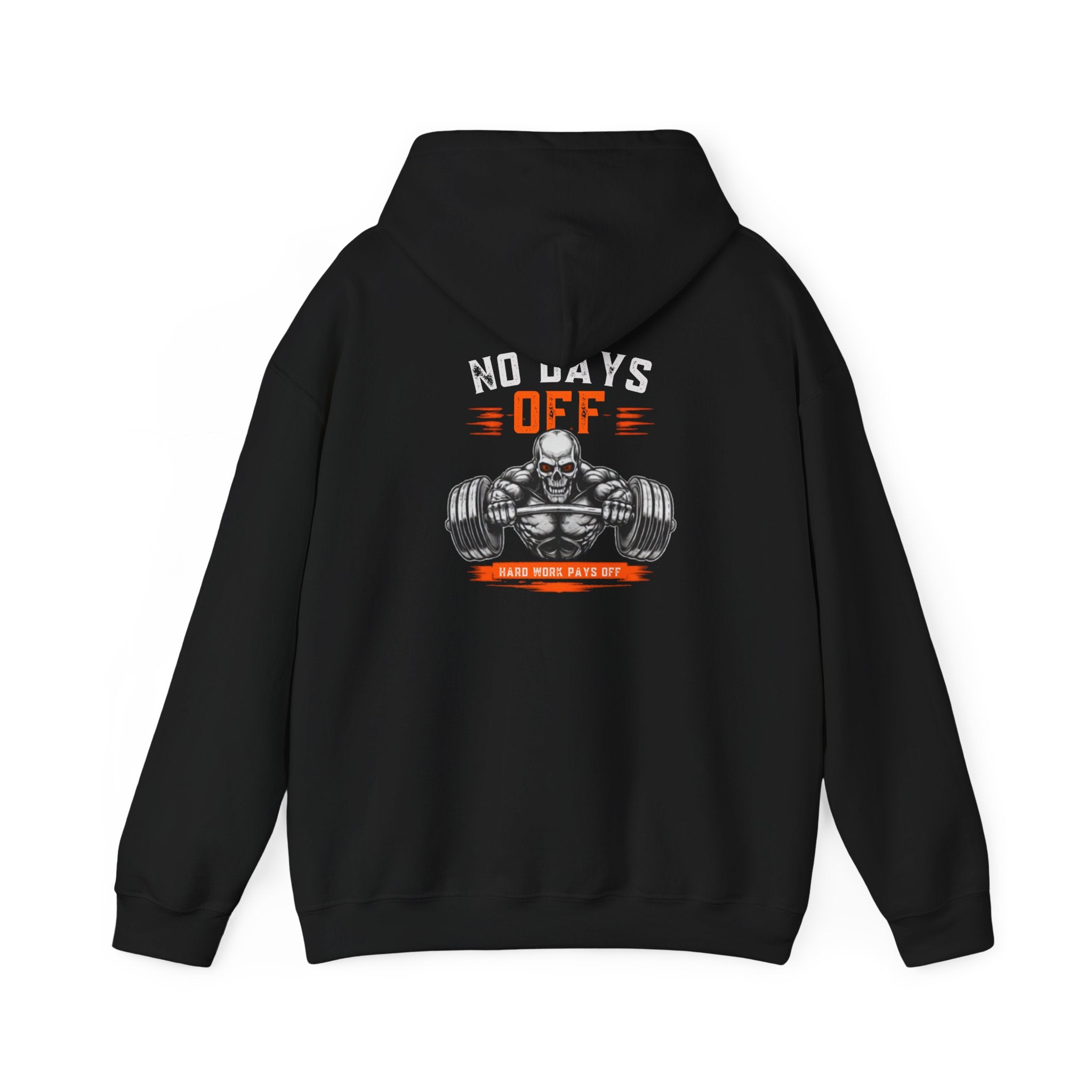 No Days Off | Heavy Hooded Sweatshirt