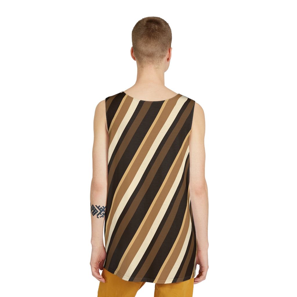 Desert Stripe Men's Athletic Tank