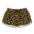 Women's Multipurpose Athletic Shorts with Pockets | Halloween Midnight Pumpkin Candy Corn Toss