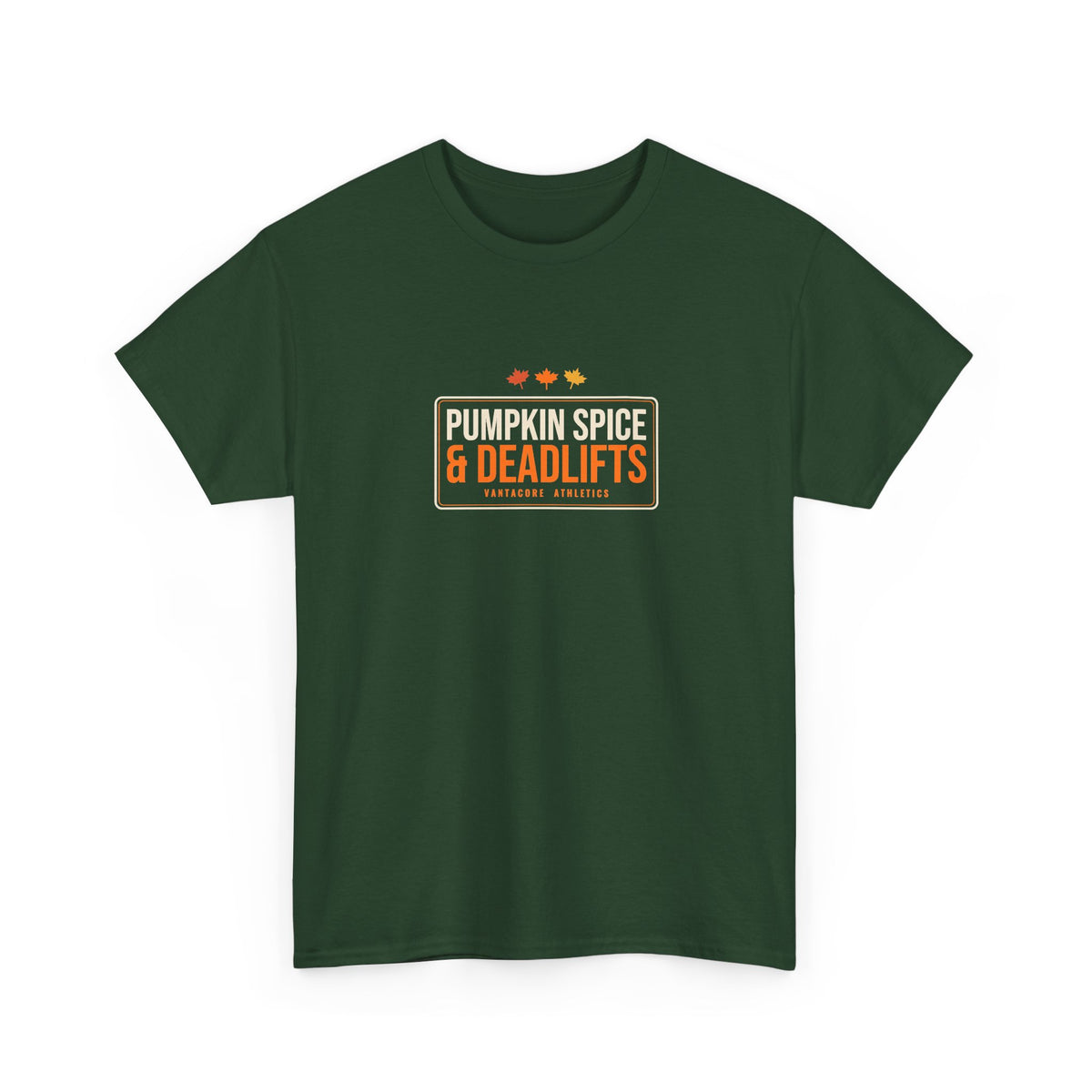 Pumpkin Spice & Deadlifts | Men's Graphic Gym T-Shirt