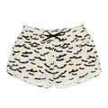 Women's Multipurpose Athletic Shorts with Pockets | Halloween Bone White Bat Swarm