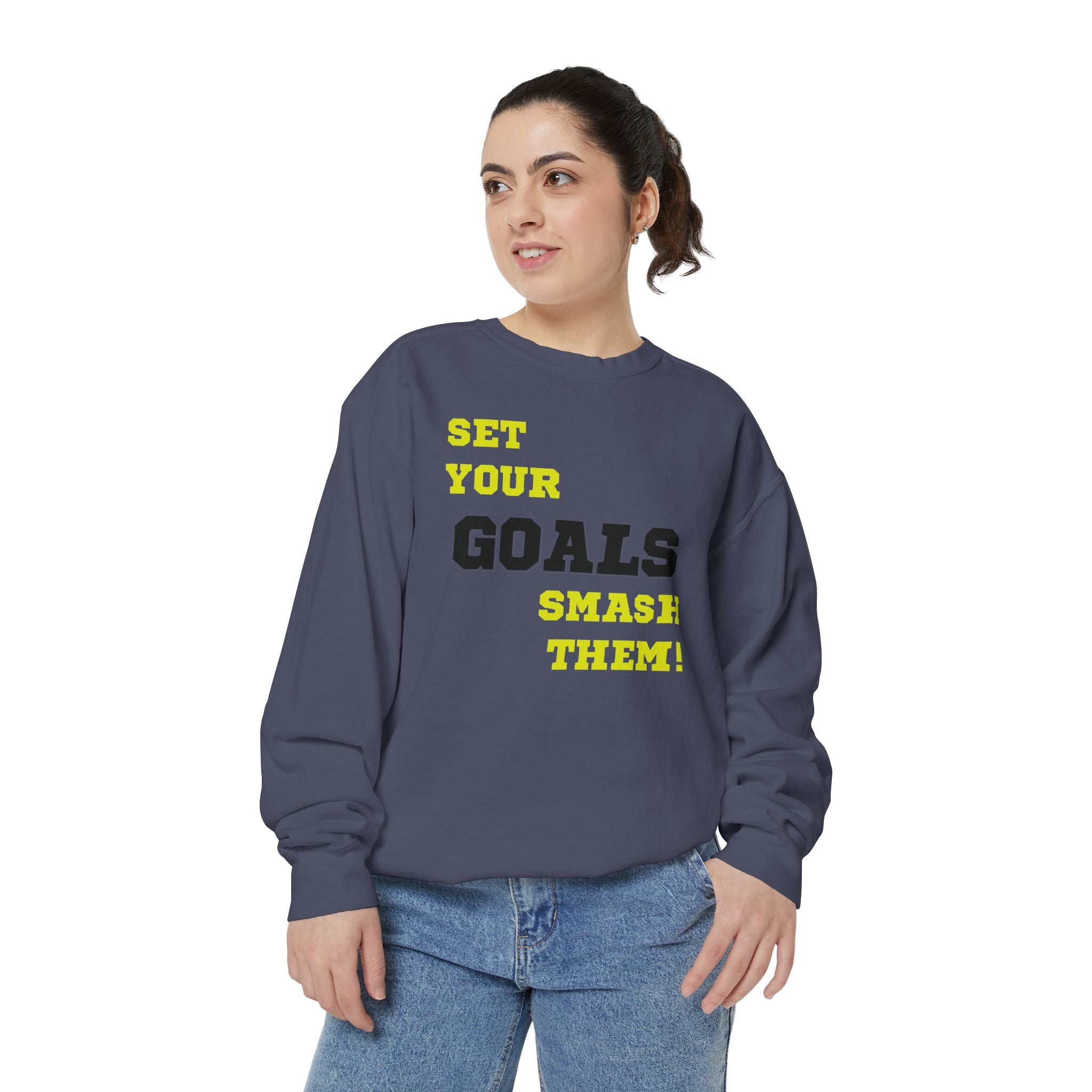 Set Goals | Motivational Crewneck Sweatshirt