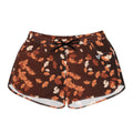 Women's Multipurpose Athletic Shorts with Pockets | Terracotta Falling Leaves