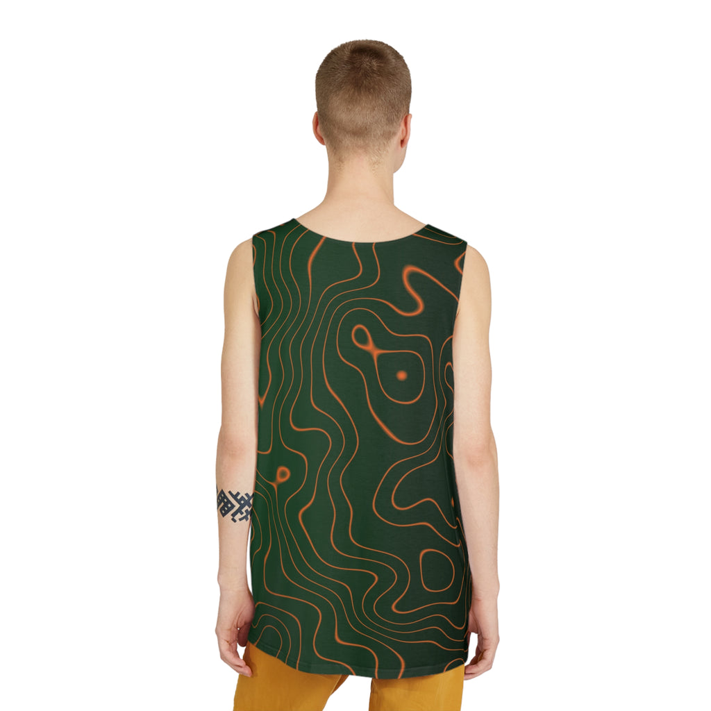 Evergreen Ember Topo Men's Athletic Tank