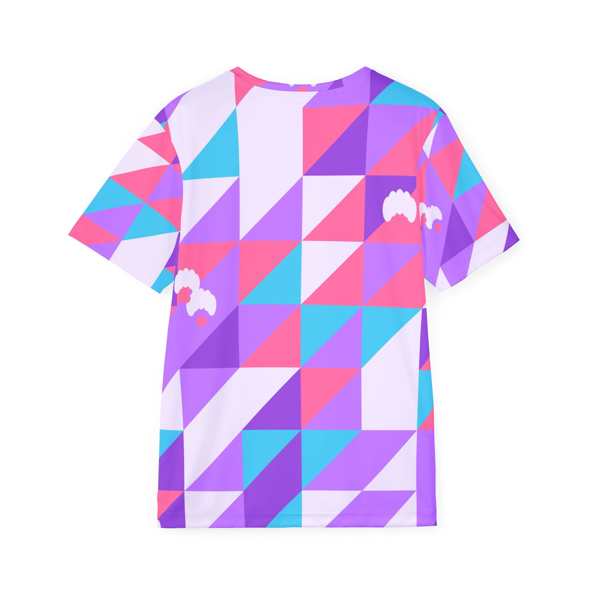 Yoga Lilac Wave Prism Block Men's Sports Jersey