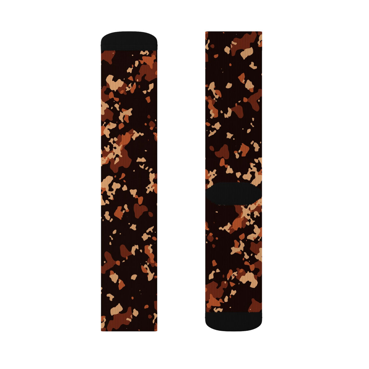 Auburn Splatter Athletic Crew Socks