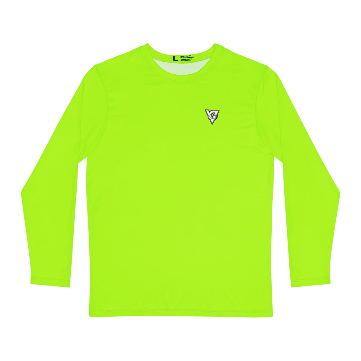 Volt Green Essential Men's Long Sleeve Athletic Shirt