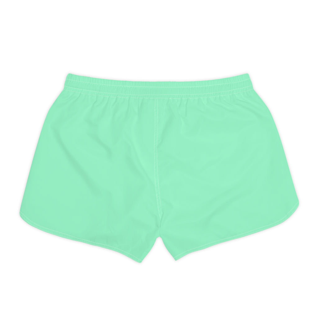 Vantacore Solid Mint Women's Athletic Shorts with Pockets