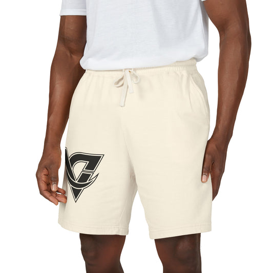 Lightweight Fleece Sweat Shorts — Retro V Logo Casual Lounge Shorts