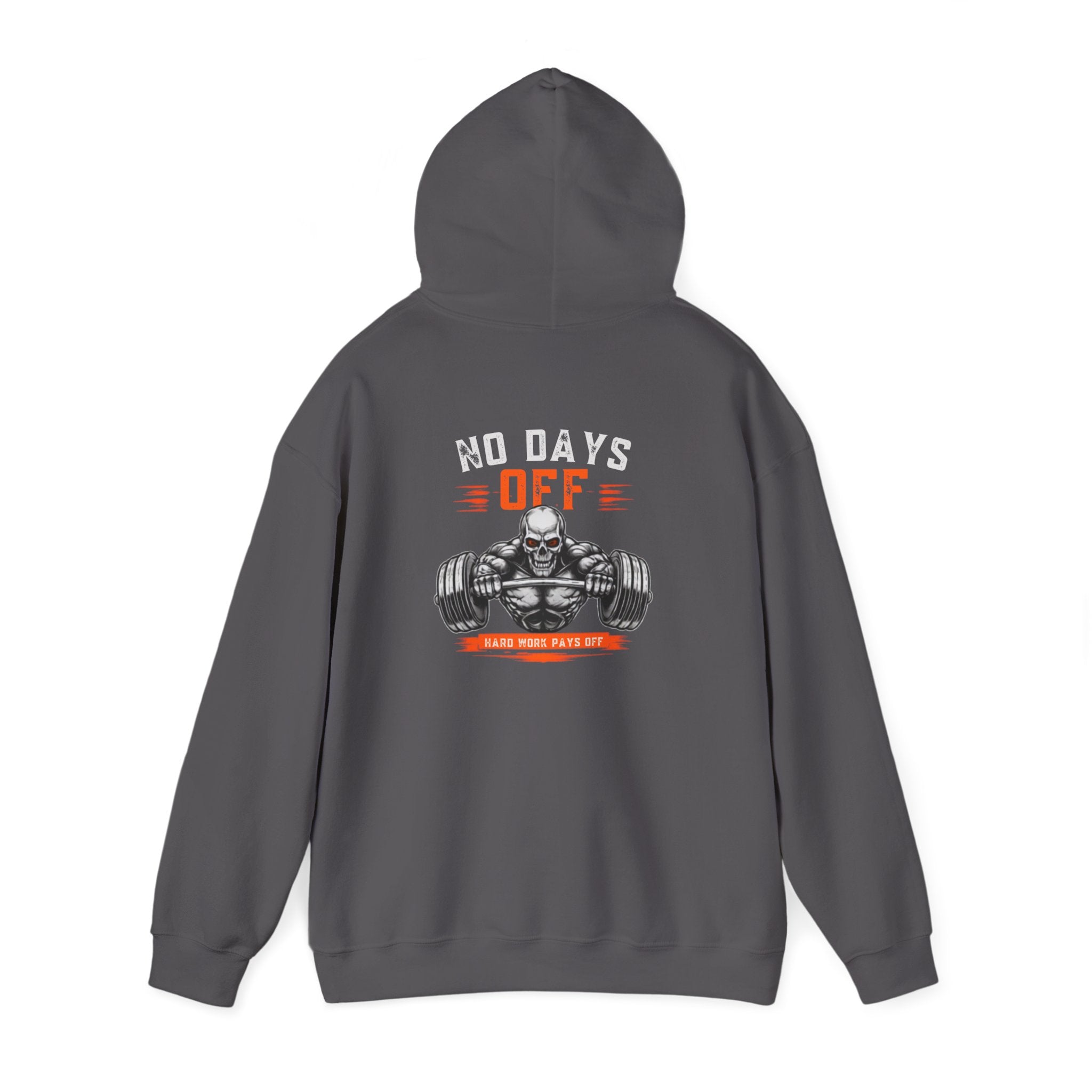 No Days Off | Heavy Hooded Sweatshirt