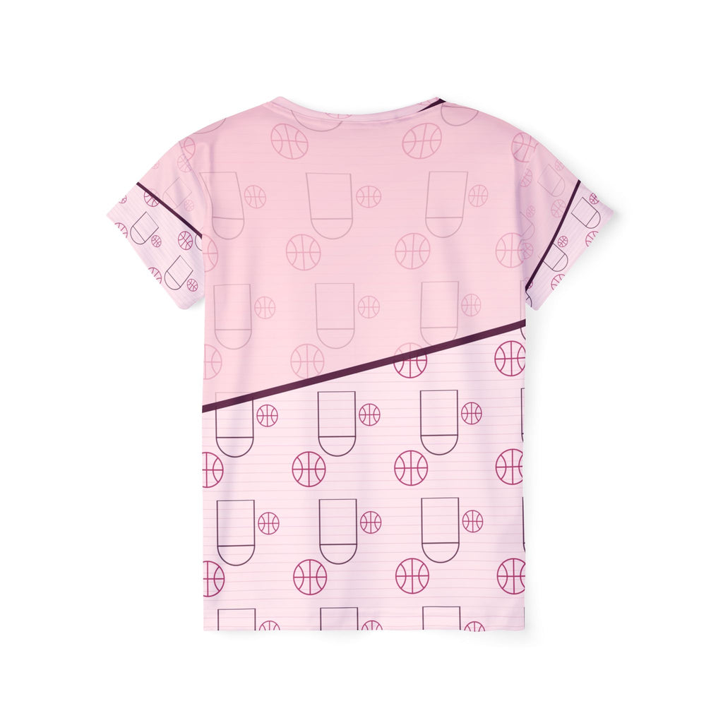 Basketball Blush Rose Court Seam Women's Sports Jersey