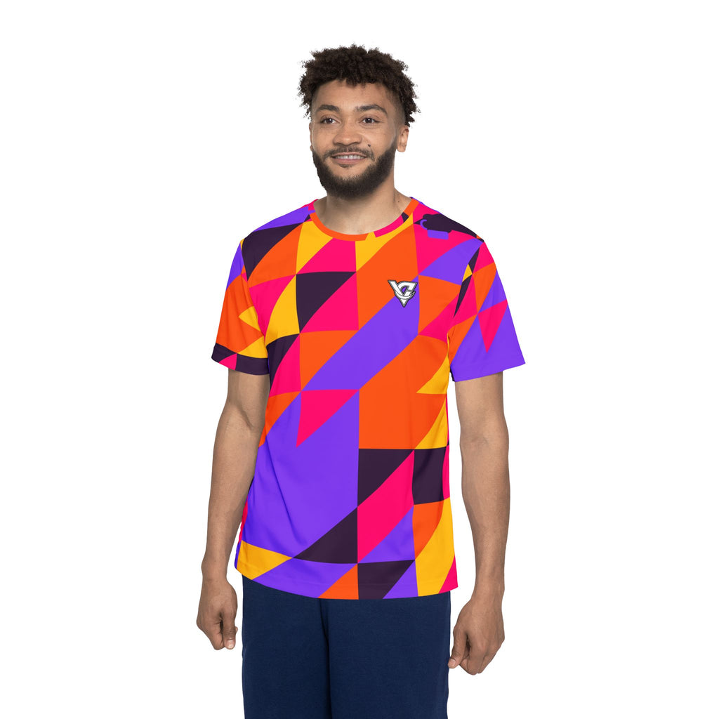 Combat Sports Berry Blast Prism Block Men's Sports Jersey