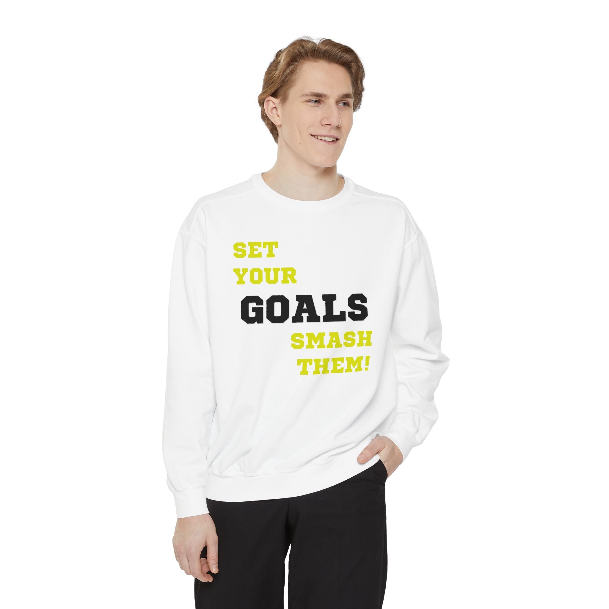 Set Goals | Motivational Crewneck Sweatshirt